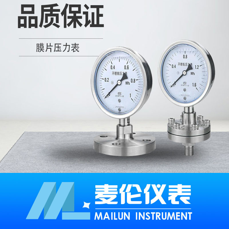 <b>膜片壓力表</b> <b>膜片壓力表</b>
